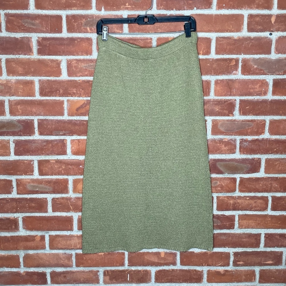Belamie knit midi skirt